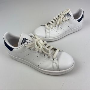 adidas Stan Smith sneakers white with navy women’s size 6